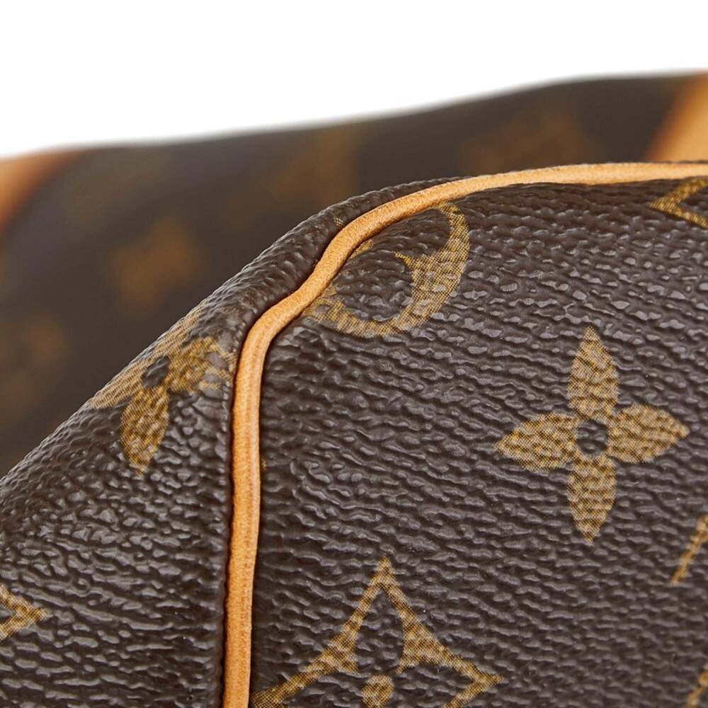 LOUIS VUITTON Brown Monogram Leather Keepall 60 Boston Bag - Picture 6 of 13